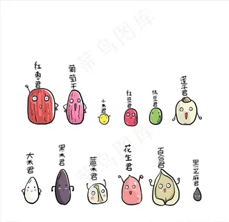 腊八粥食材图片