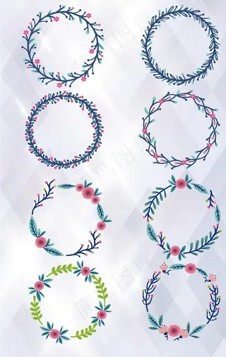 花环花卉花朵图片