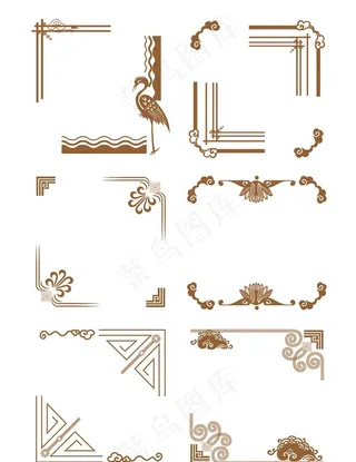 中国风边框花纹图片