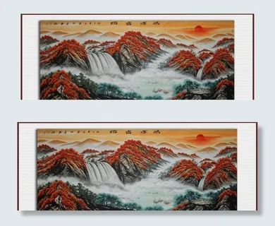 青石国画   鸿运当头图片