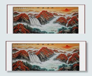 青石国画   鸿运当头图片