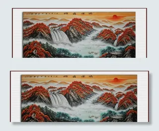 青石国画   鸿运当头图片