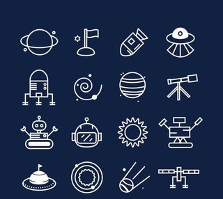 太空探索图标图片