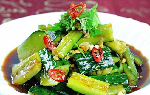 黄瓜凉拌青瓜图片