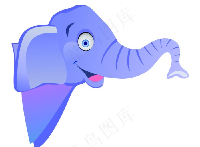 卡通 大象图片