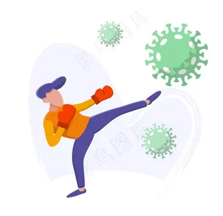 抗击病毒图片