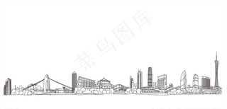城市矢量线条图图片