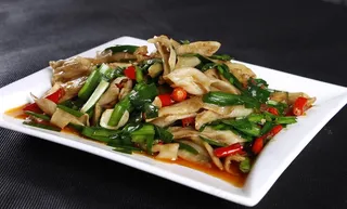 韭菜炒鹅肠图片