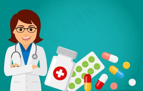 卡通医生图片