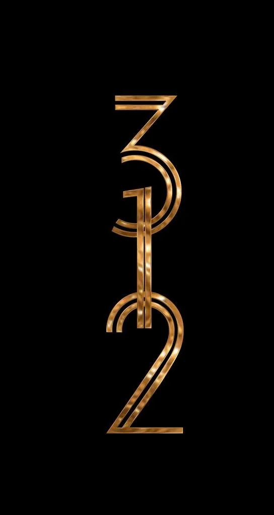 金属数字图片