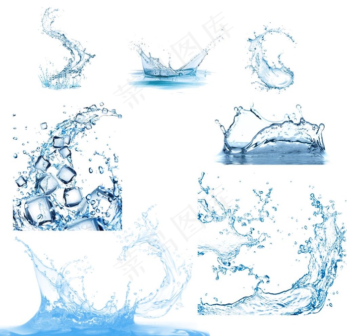 水珠元素图片psd模版下载