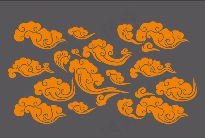 祥云图案图片cdr矢量模版下载