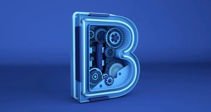 机械C4D英文字母B图片