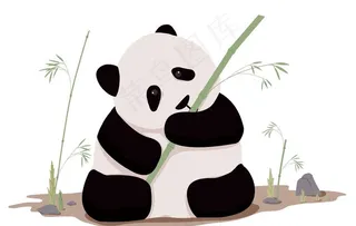 卡通熊猫图片