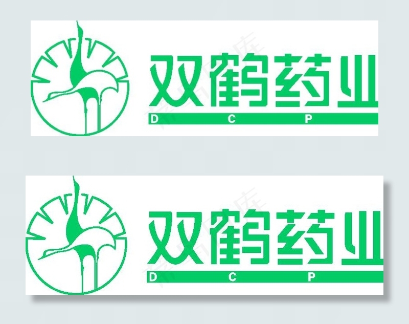 双鹤logo图片ai矢量模版下载