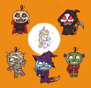 万圣节南瓜人图片