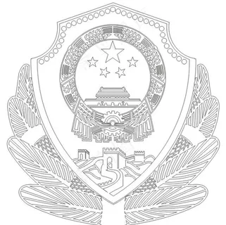 警徽矢量图图片