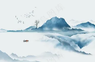 水墨山水图片