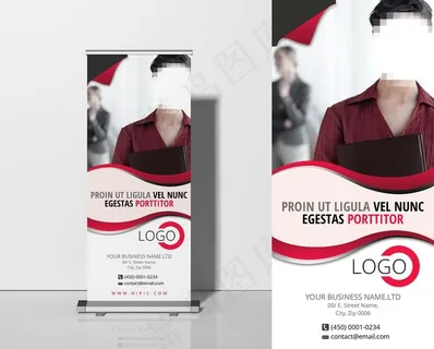 商业X展架 商业易拉宝图片