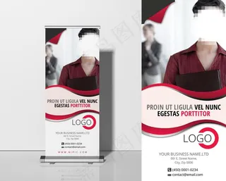 商业X展架 商业易拉宝图片