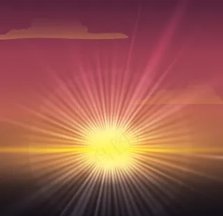 太阳光线图片