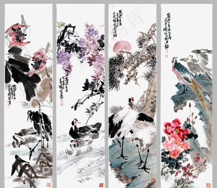 黄旸 写意花鸟图片