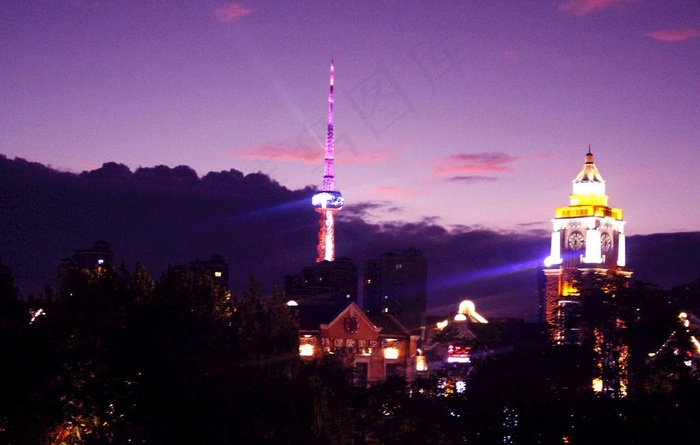 彩色天空图片