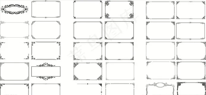 边框相框 边框 花纹 花边图片