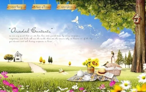 野餐风光图片 野餐风光图片