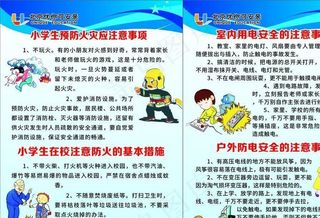 防火防电宣传展板图片