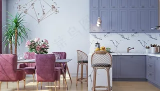 卧室 客厅 厨房 书房 效果图图片