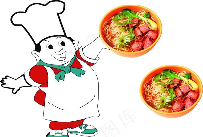 面 牛肉面图片cdr矢量模版下载