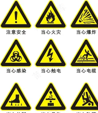 安全标识图片