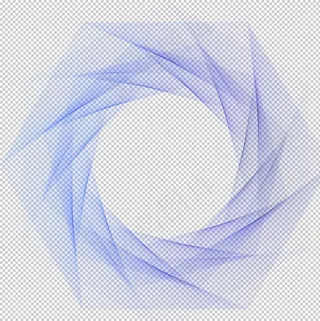 六边形旋转线条科技素材图片