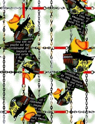 链条 豹纹 设计 大牌 图案图片