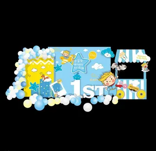 小王子百日宴图片