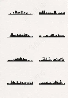 城市建筑背景图片