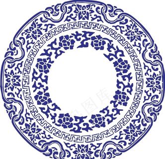 传统圆花图片