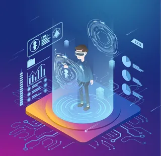 2.5D科技插画图片