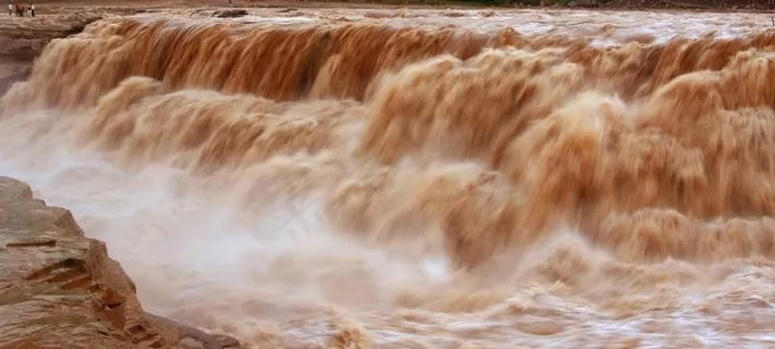 黄河壶口瀑布图片