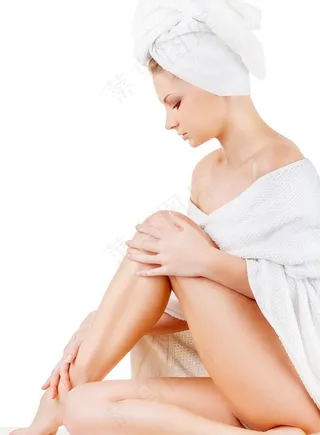 美容后的美女图片