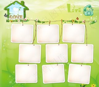 画册背景照片册图片