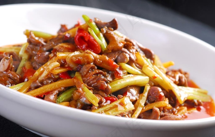 泡椒鸡杂图片