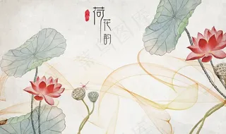 背景墙装饰画图片