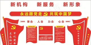 党建文化墙图片