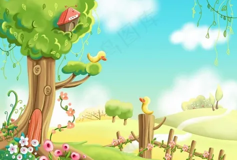 仙境大树绿树图片 仙境大树绿树图片