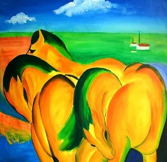 手绘油画装饰画图片