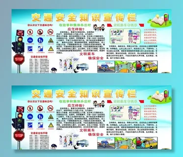 交通安全知识宣传栏图片