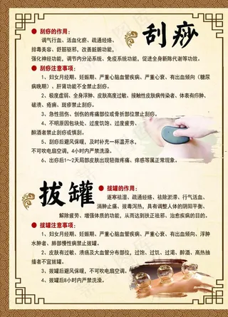 刮痧 拔罐图片