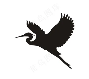 白鹭 剪影图片 白鹭 剪影图片